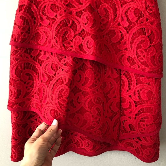 NWT BCBG Max Azria Red Dress - Picture 7 of 7